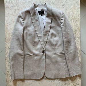 J Crew Parke light brown blazer in stretch Linen